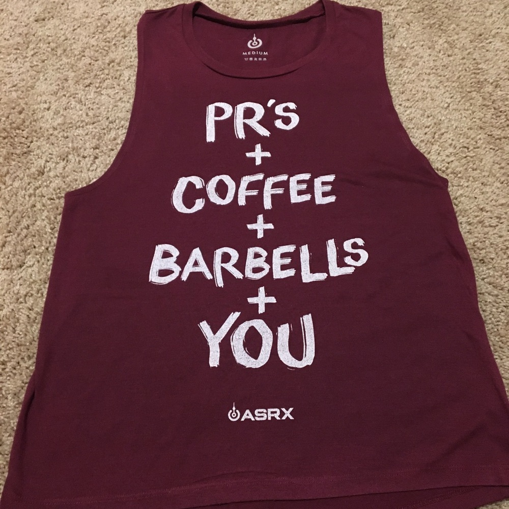 REPOSHING: ASRX Muscle Tank. Size medium.